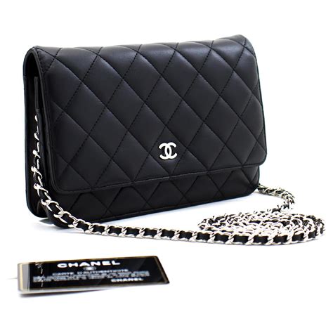 cartera negra chanel|chanel cartera clásica.